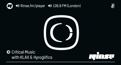 KLAX & Hyroglifics - Critical Sound No.39 # Rinse FM [01.02.2017]