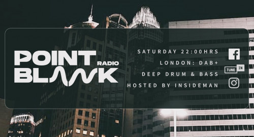 Hosted by Insideman: Point Blank DAB+ London: 2nd March 2024