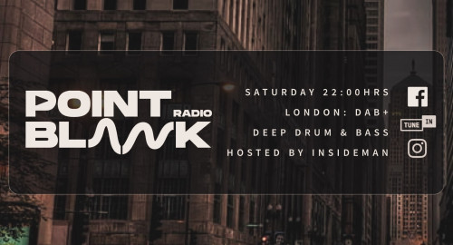 Hosted by Insideman: Point Blank DAB+ London: 16th March 2024