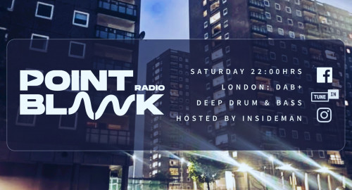 Hosted by Insideman: Point Blank DAB+ London: 24th May 2025