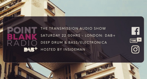 The Transmission Audio Show - Hosted by Insideman: Point Blank DAB+ London: 11th June2022